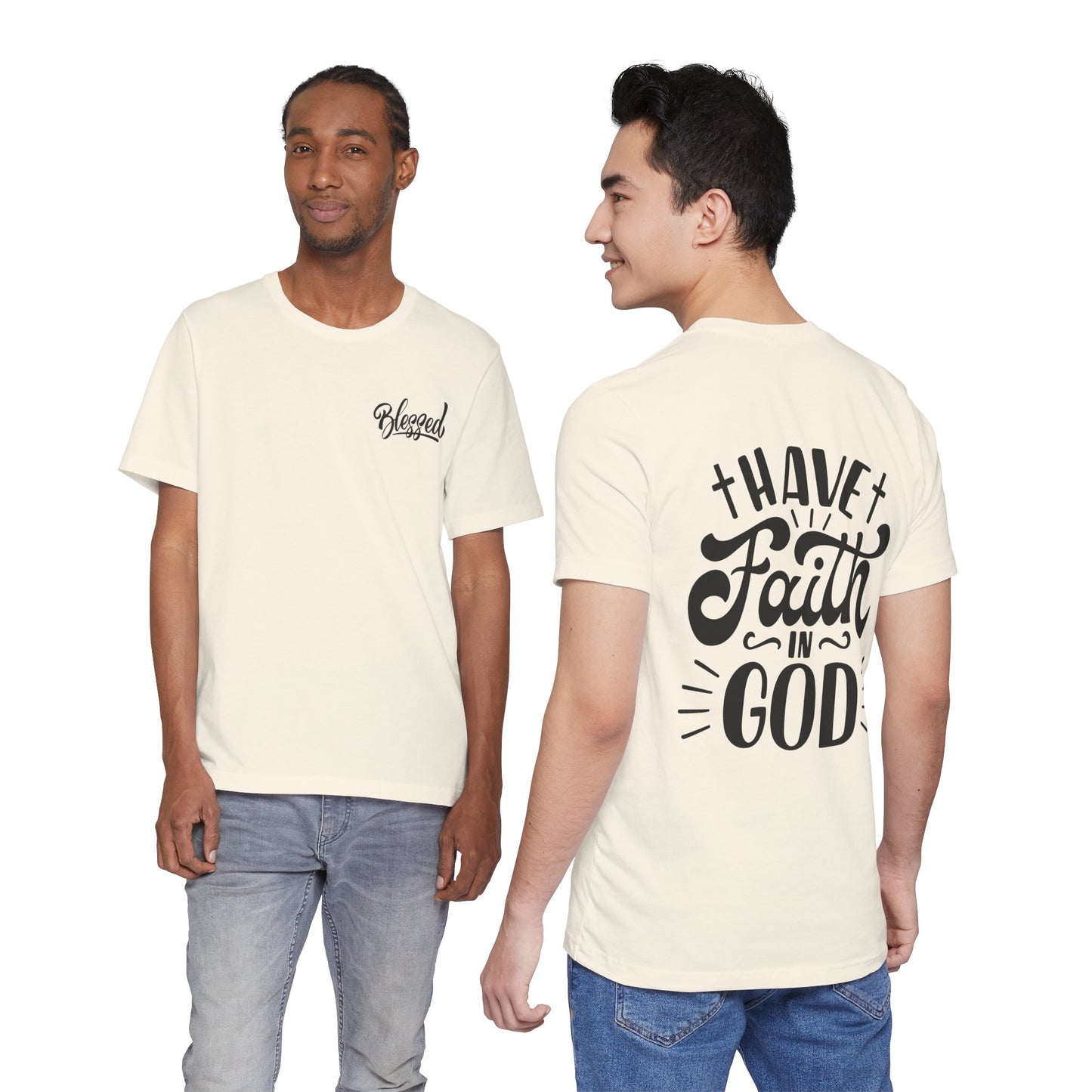 Camiseta Bendecida – “I Have Faith in God” Camiseta Cristiana Inspiracional